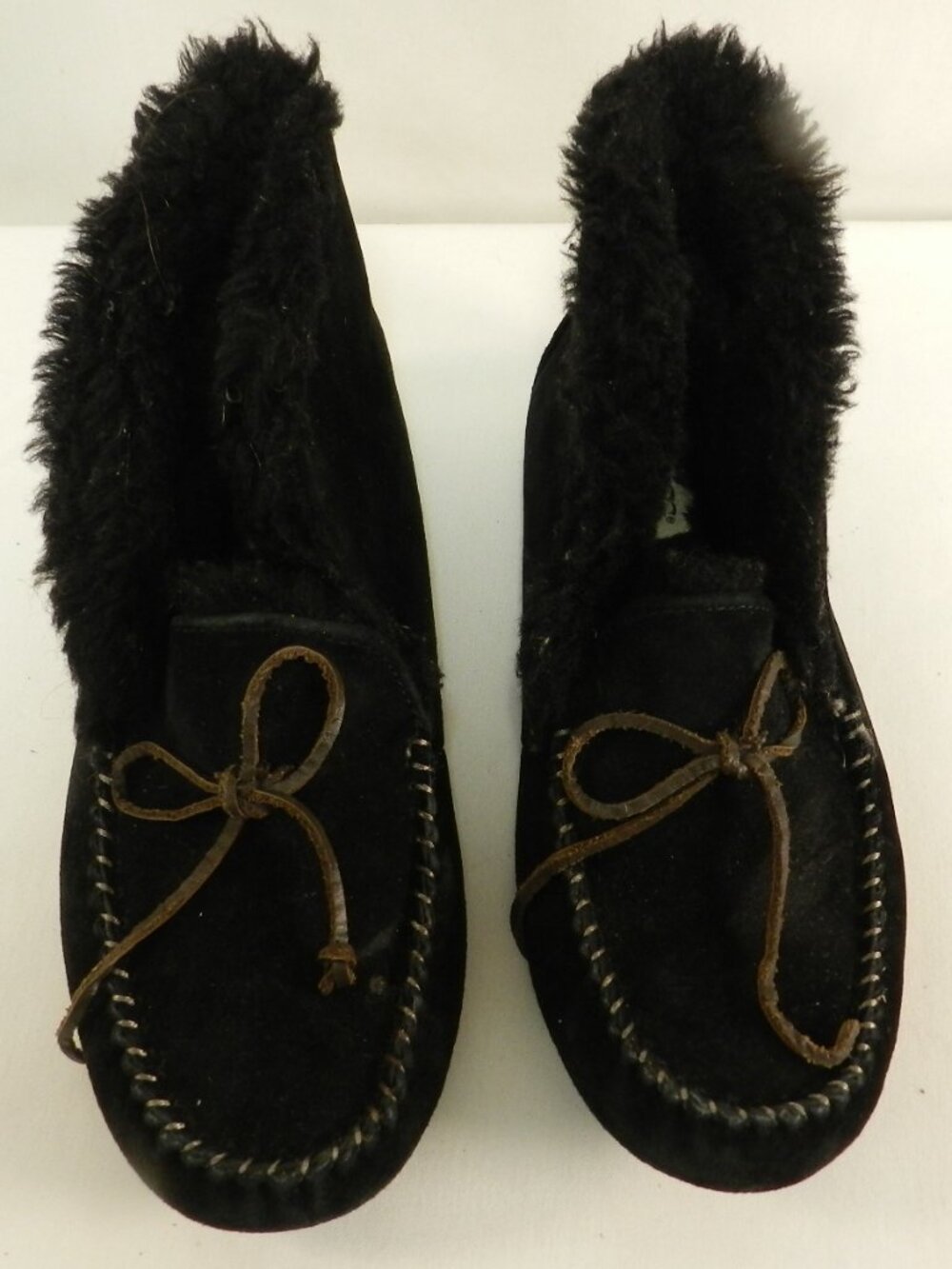 UGG Alena suede slippers ankle boots booties Shearling lined black Size Sz 8